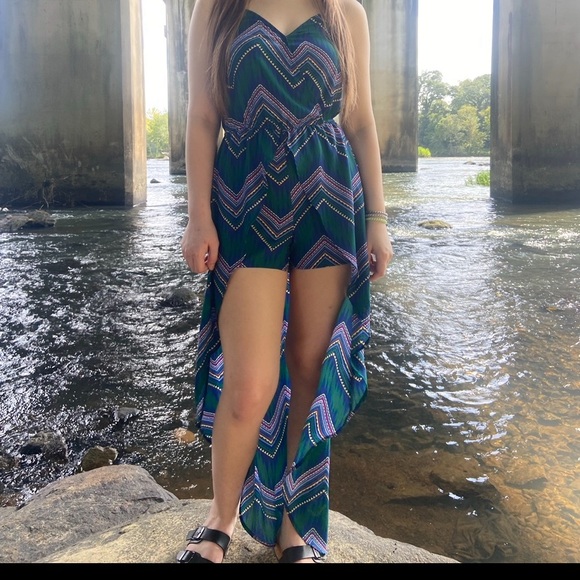 Hollister Pants - Gorgeous romper with train skirt